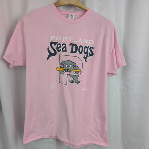 Portland Sea Dogs Pink Minor League Baseball T-Shirt XL
